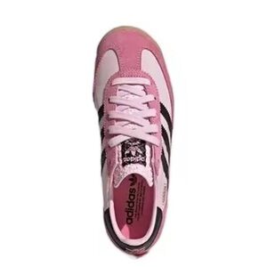 Adidas Pink and Black Retro Sneakers